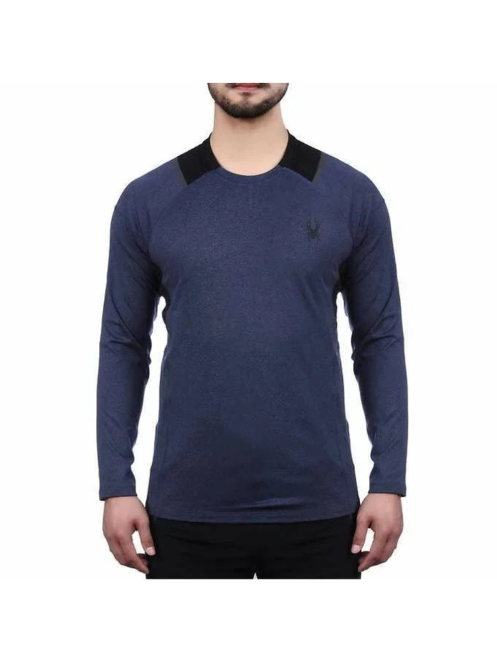 SPYDER Active Dust Navy Heather L Shirt Moisture Wicking